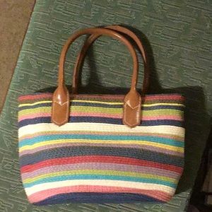 Striped Purse